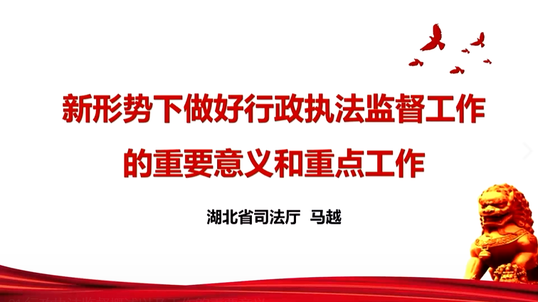 新形势下做好行政执法监督工作的重要意义和重点工作