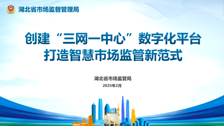 创建“三网一中心”数字化平台打造智慧市场监管新范式