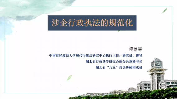 涉企行政执法的规范化