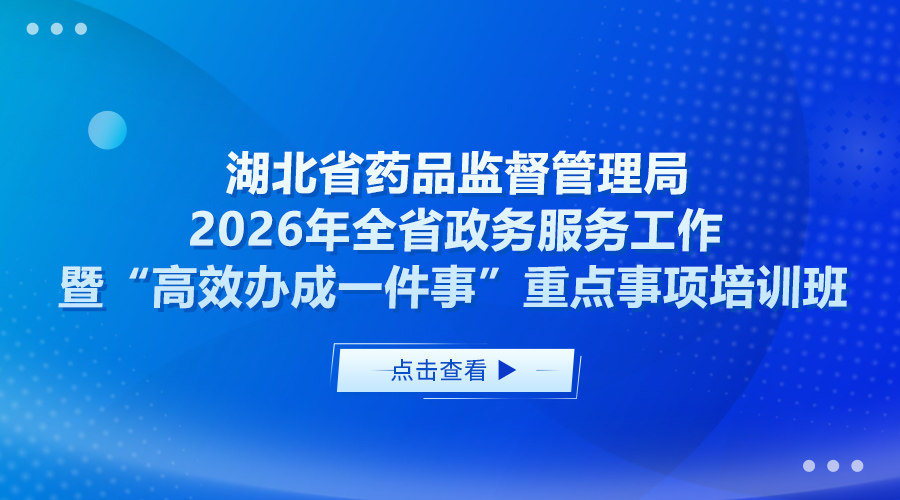 2026年全省政务服务工作暨“高效办成一件事”重点事项培训班